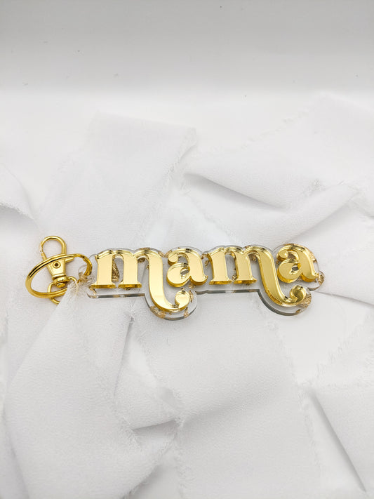 Mama Acrylic Keychain