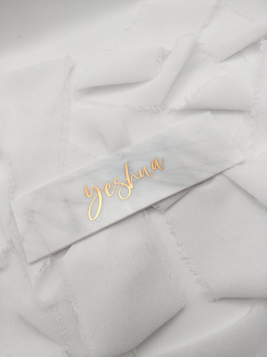 Custom Acrylic Bookmark with Name, Personalized Bookmark for Book Lovers