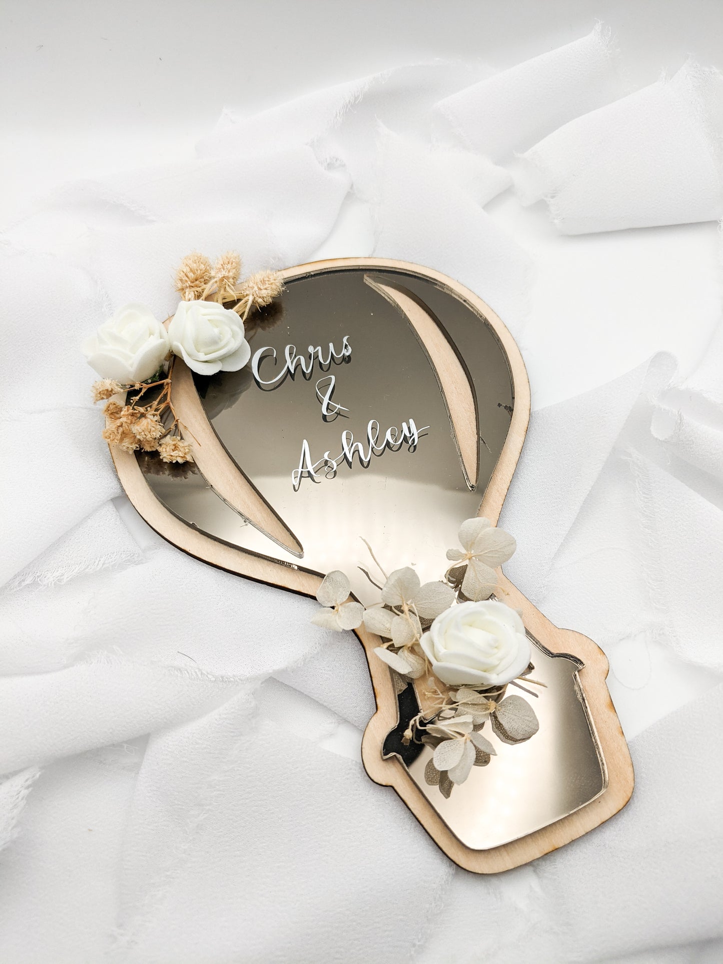 Custom Hot Air Balloon Wedding Sign