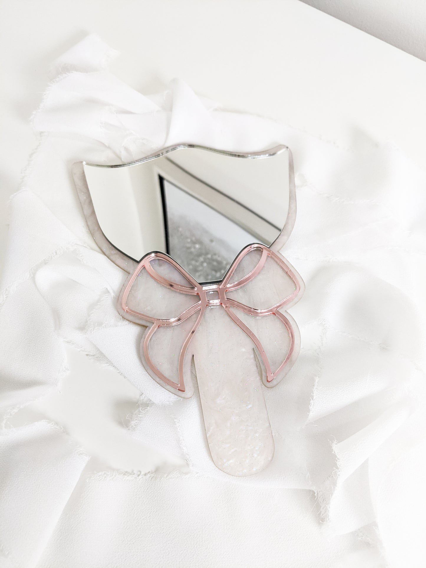 Custom Lash Tech Hand Mirror, Personalized Mirror for Lip Blush & PMU Artists