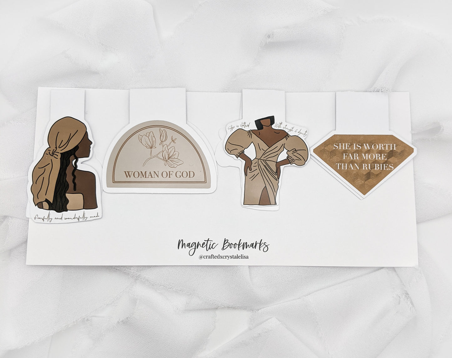 Set of 4, Proverbs 31 Magnetic Bookmark Pack