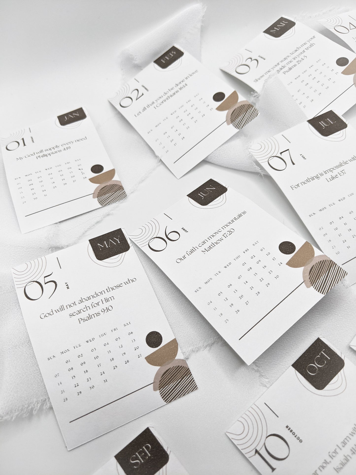 2025 Religious Calendar Stickers