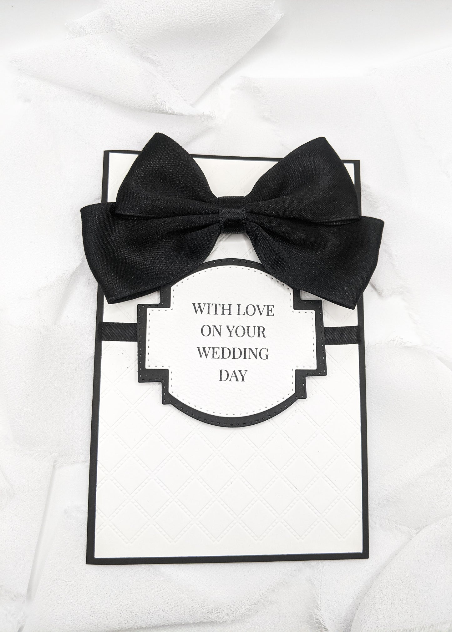4"x6" Wedding Day Embossed Card