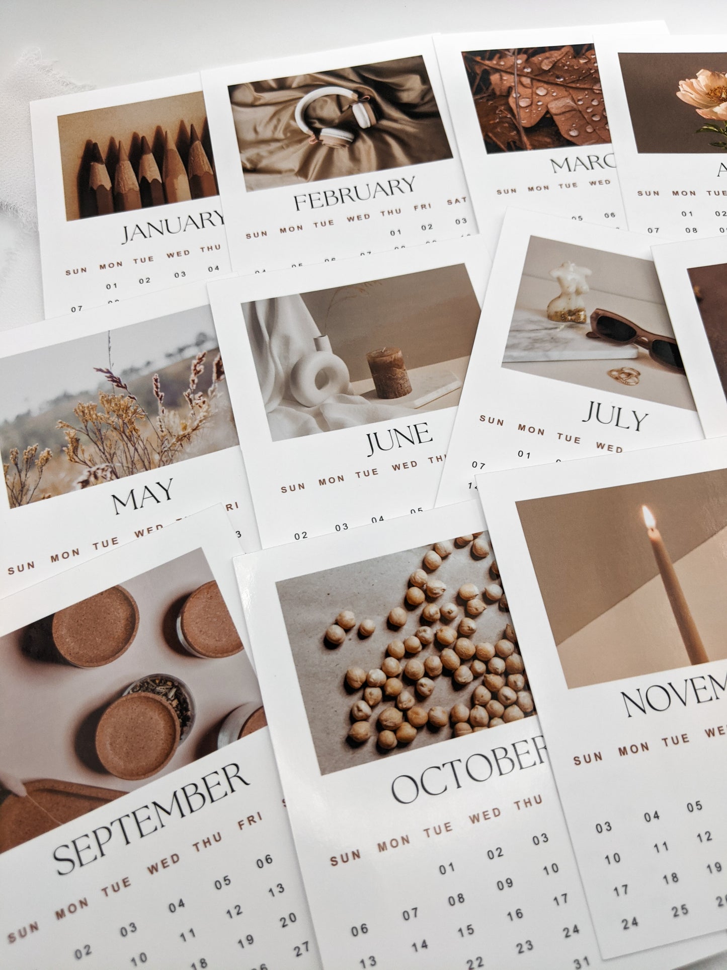 2025 Polaroid Calendar