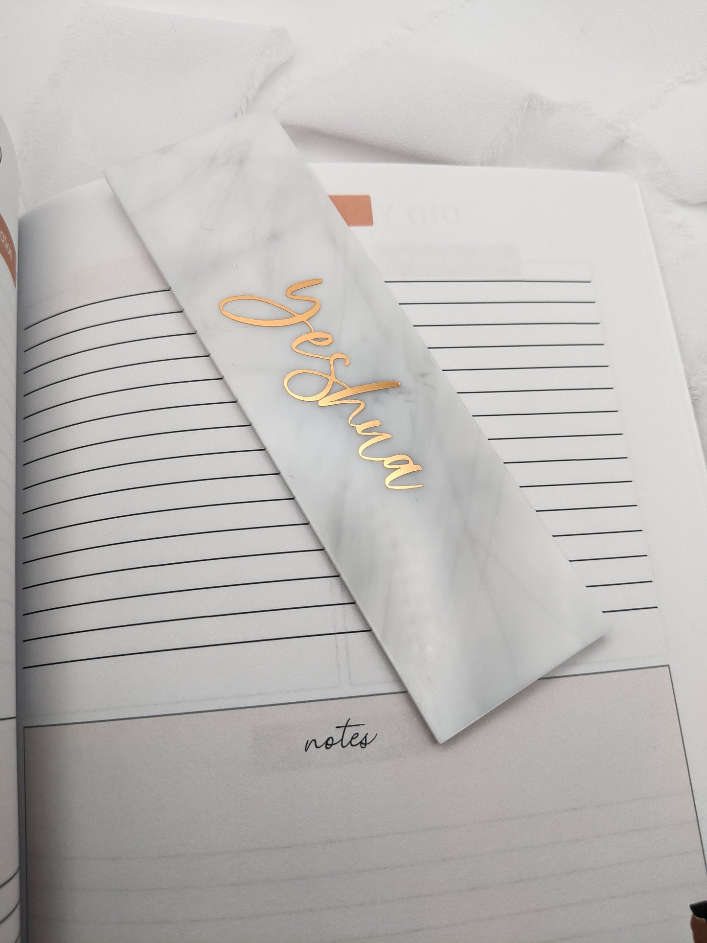 Custom Acrylic Bookmark with Name, Personalized Bookmark for Book Lovers