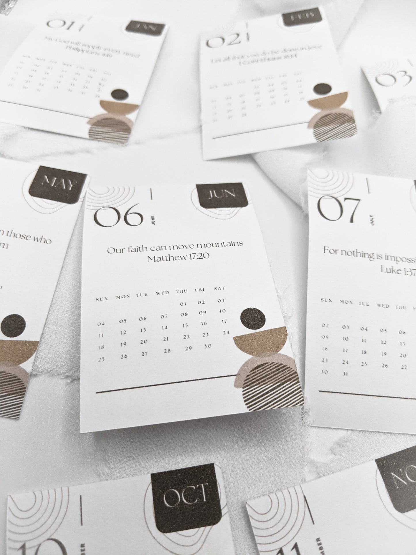 2025 Religious Calendar Stickers