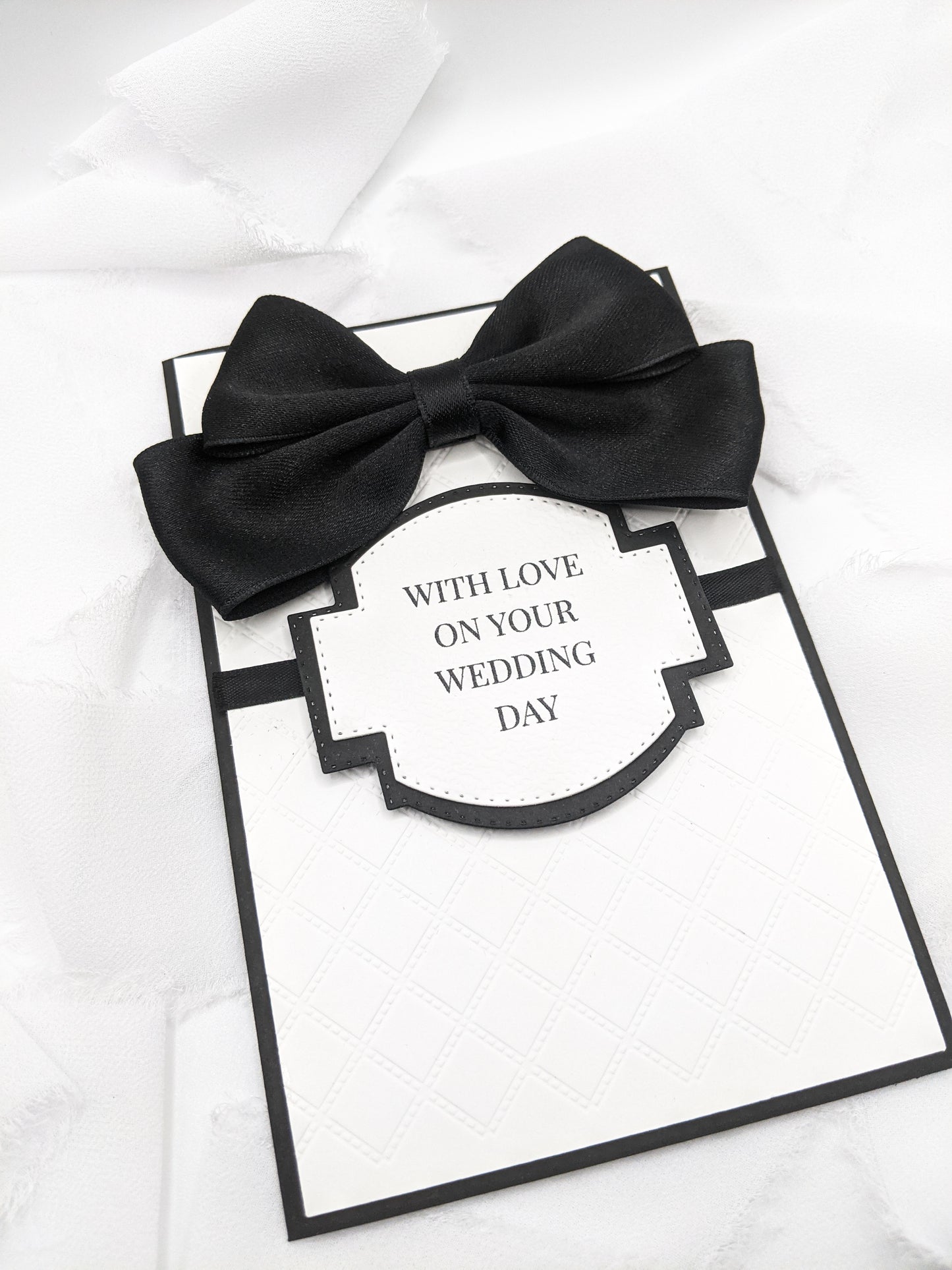 4"x6" Wedding Day Embossed Card