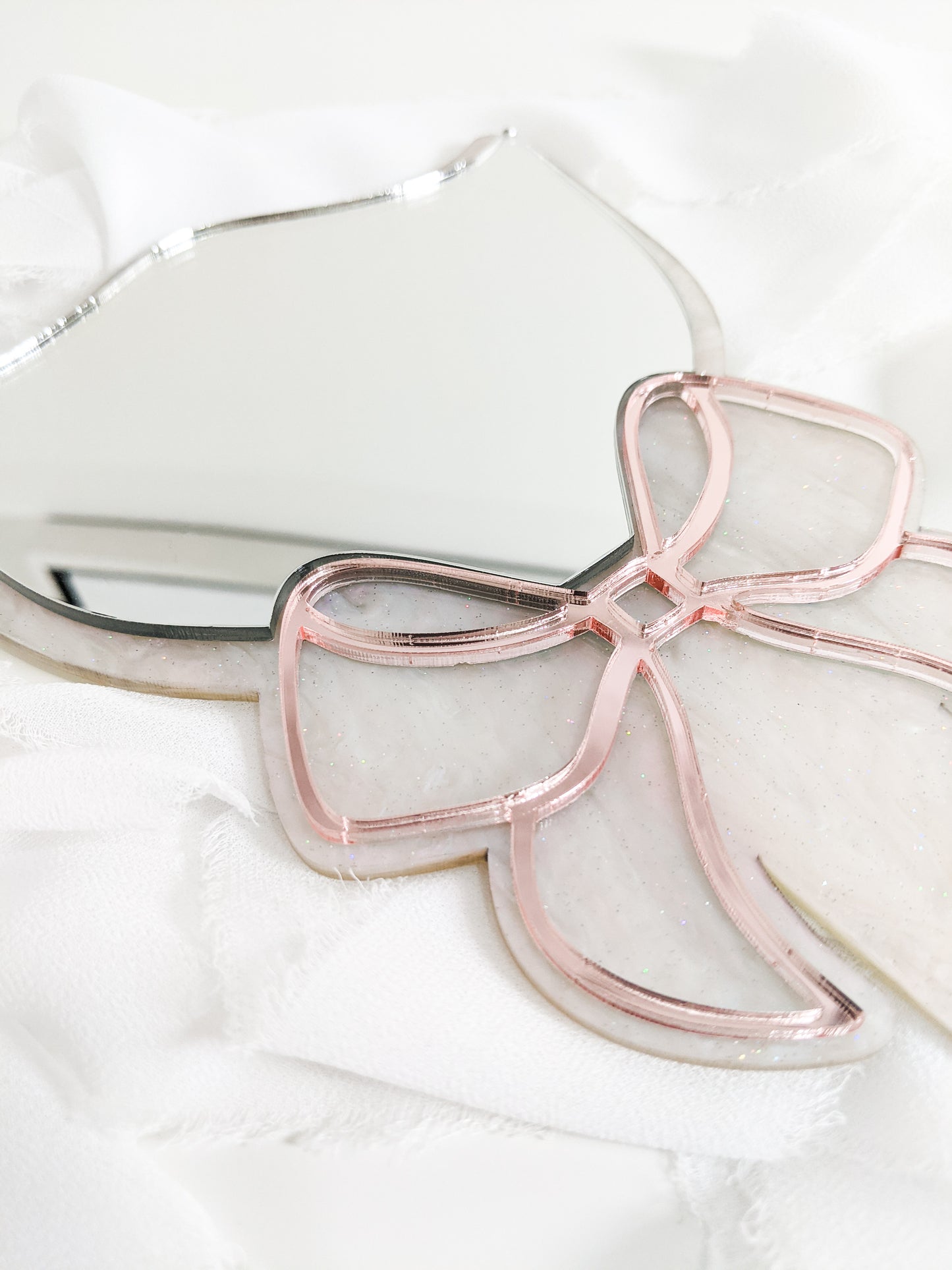 Custom Lash Tech Hand Mirror, Personalized Mirror for Lip Blush & PMU Artists