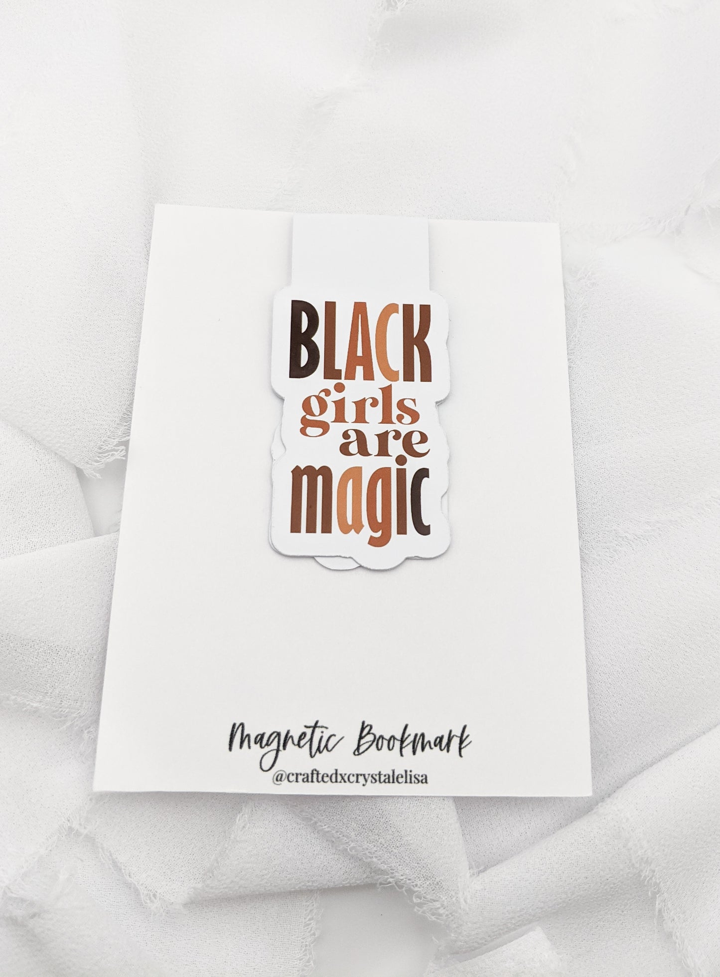 Black Girl Magic Magnetic Bookmark