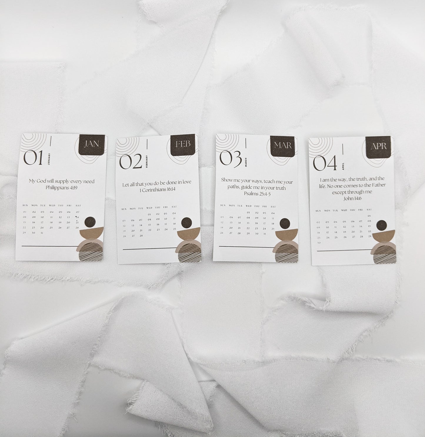 2025 Religious Calendar Stickers