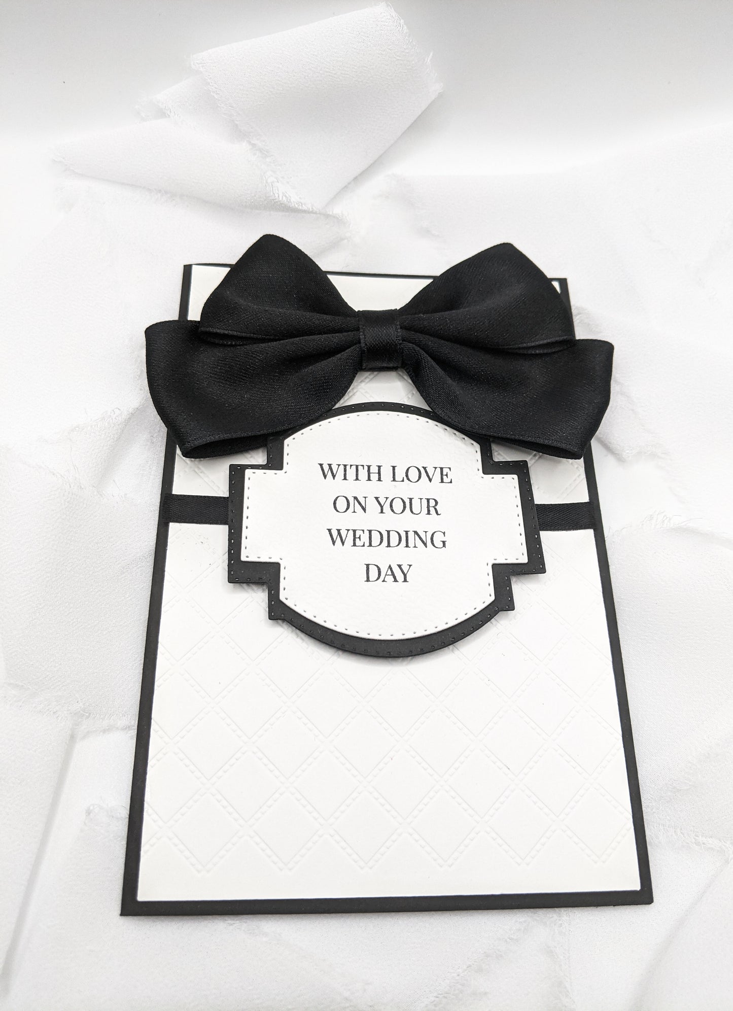 4"x6" Wedding Day Embossed Card