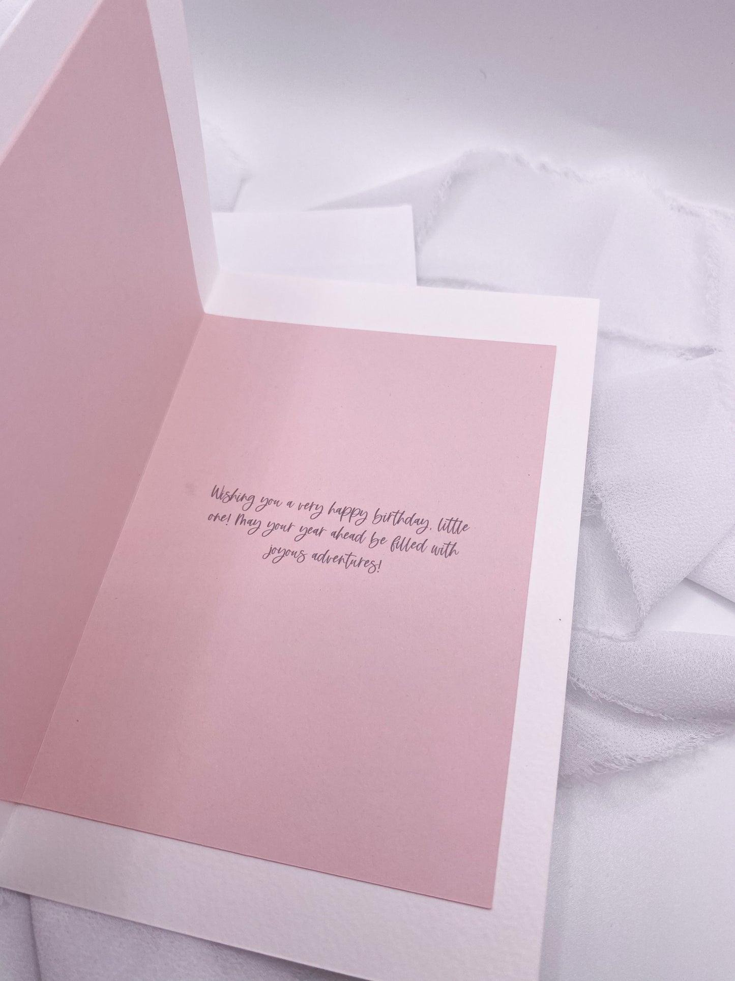 4”x6” Custom Pink Birthday Card