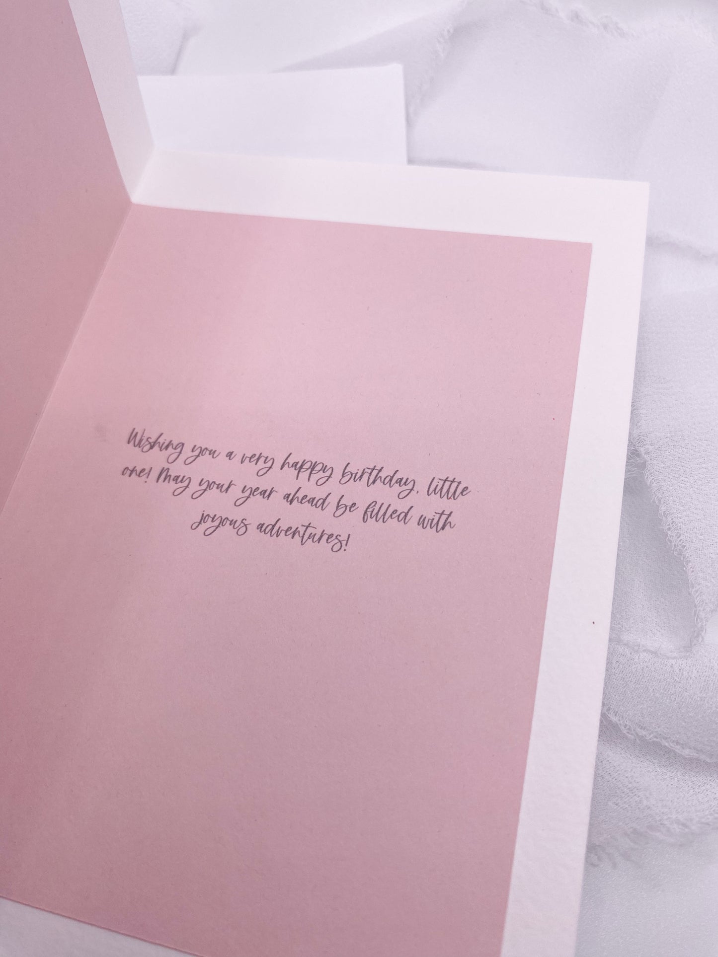 4”x6” Custom Pink Birthday Card