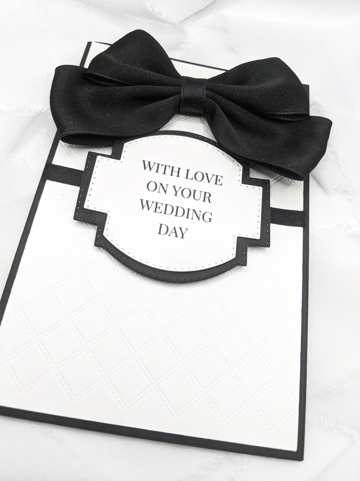4"x6" Wedding Day Embossed Card