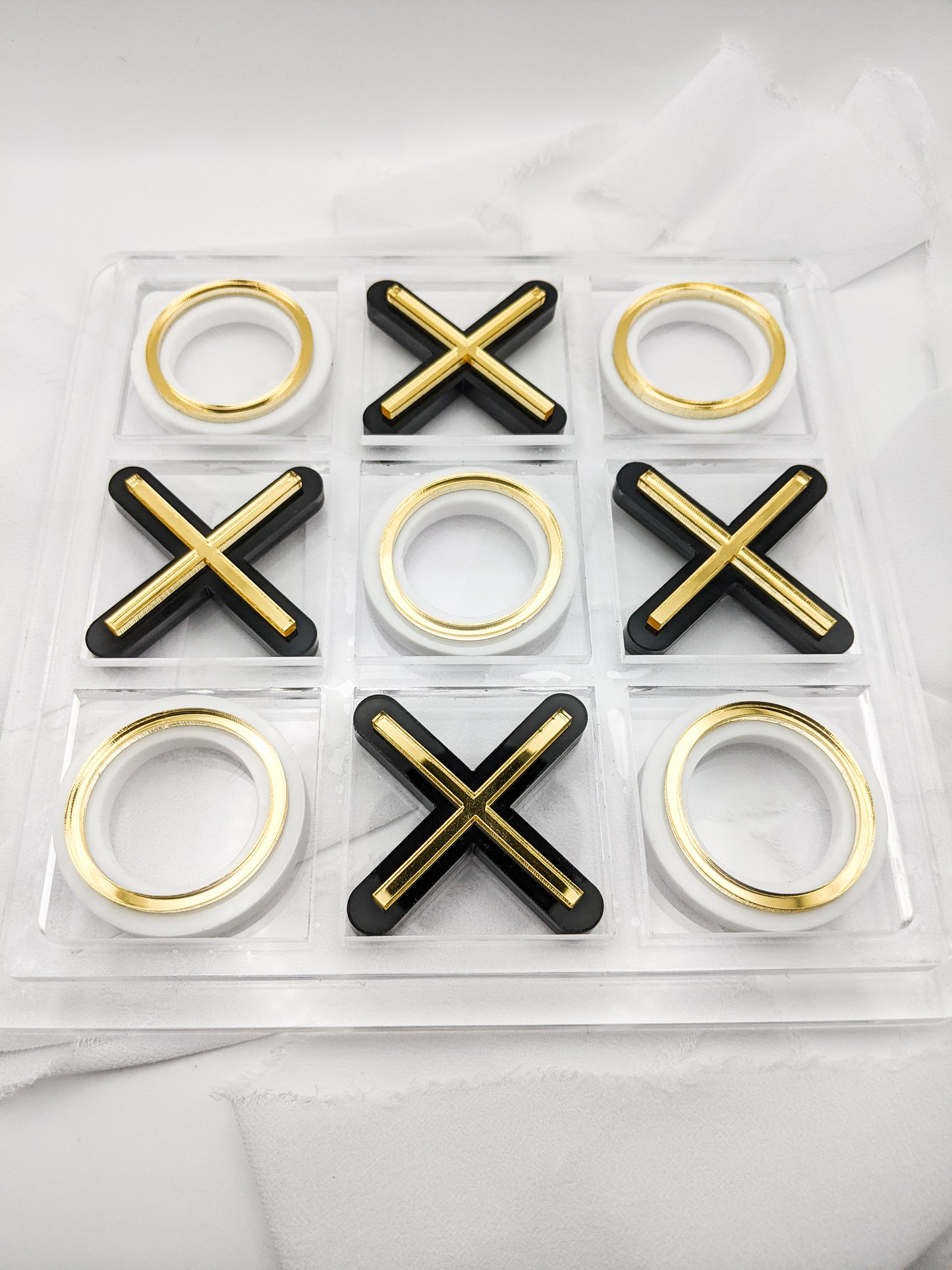 Custom Acrylic Tic Tac Toe Game, Personalized Game Gift