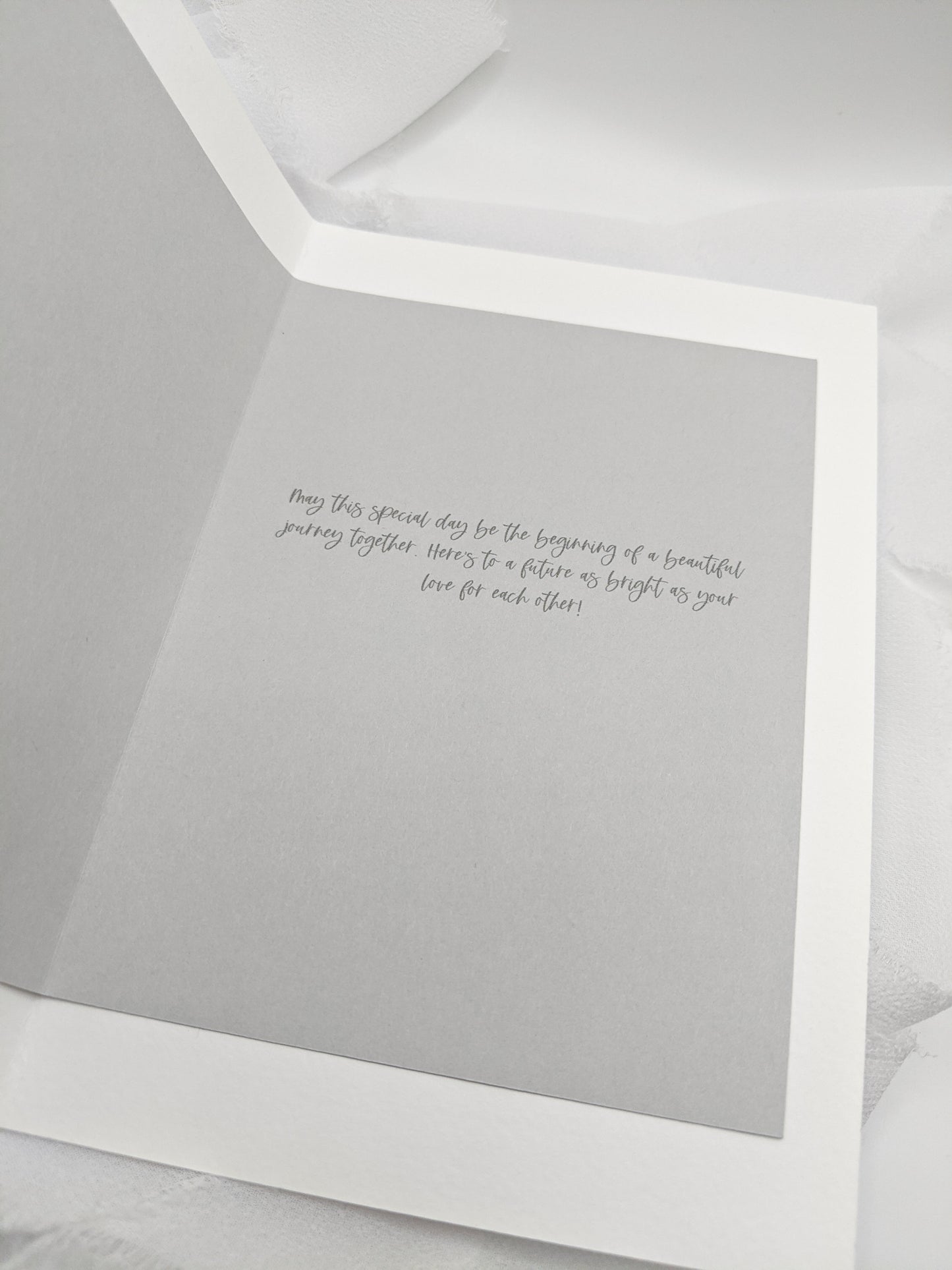 4"x6" Congratulations Newlyweds Card