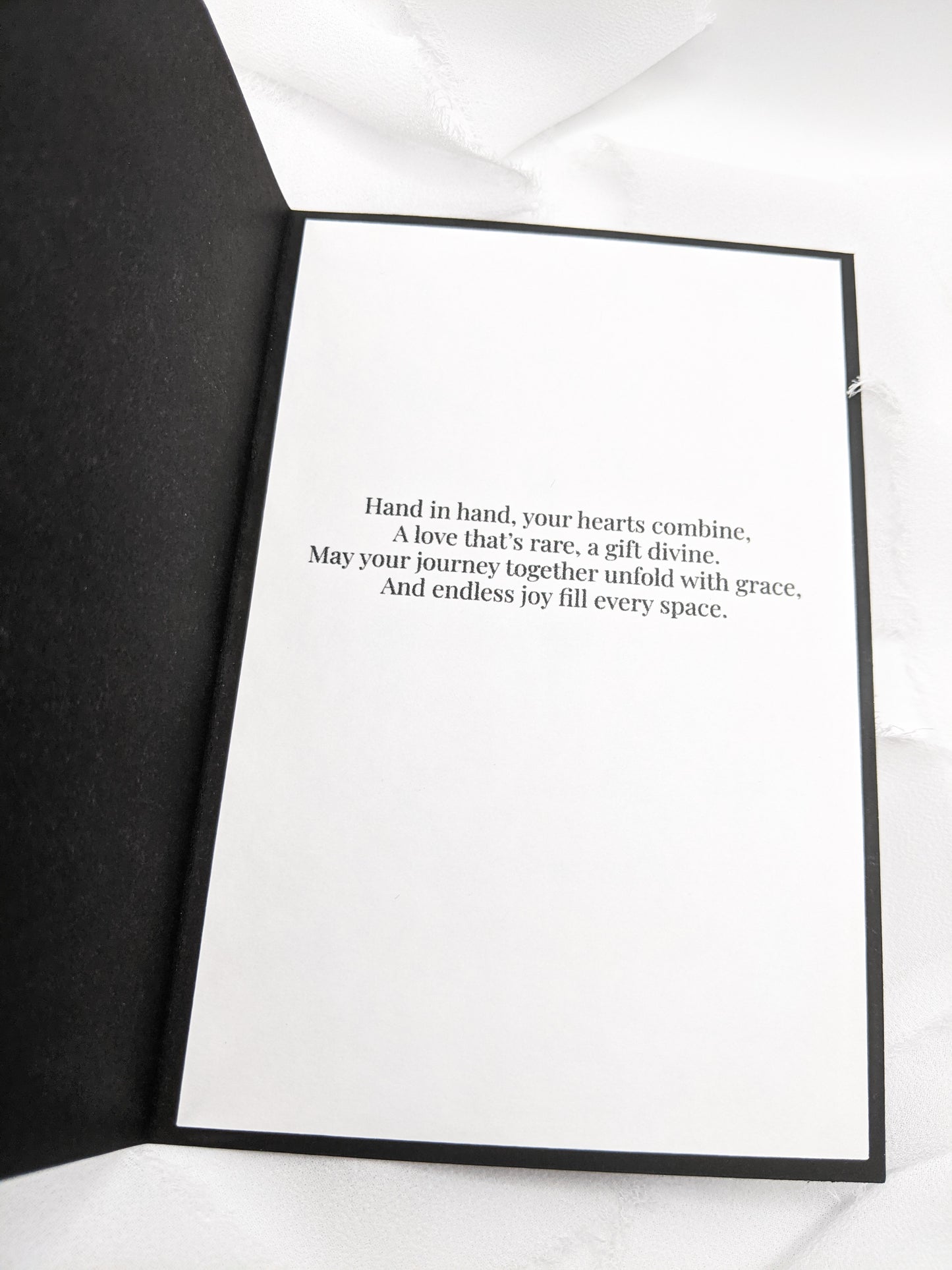 4"x6" Wedding Day Embossed Card