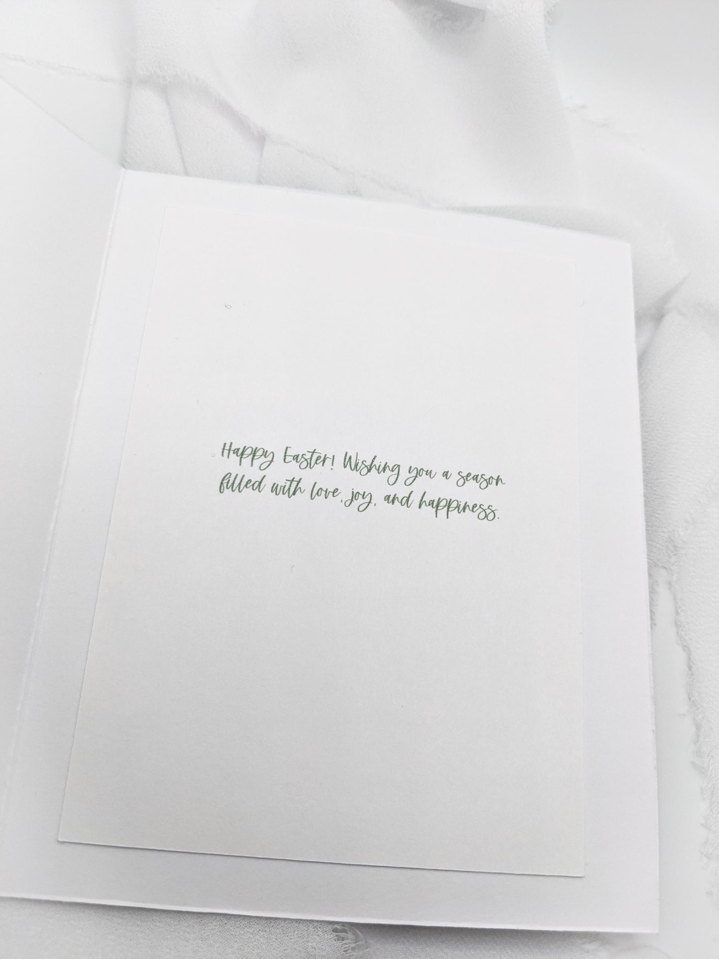 4”x5” Green Classy Easter Card