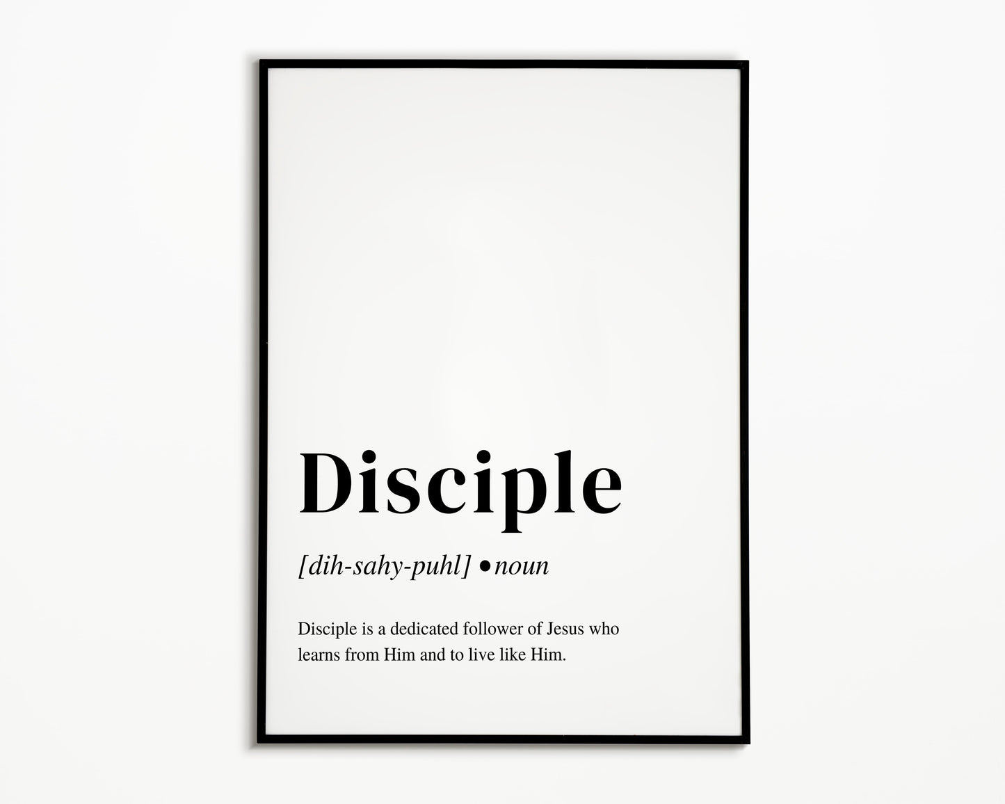 8.5" x 11" Disciple Bible Definition Print