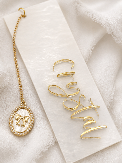 Personalized Acrylic Bookmark with Charm, Custom Name Bookmark, Reader Gift, Book Lover Gift