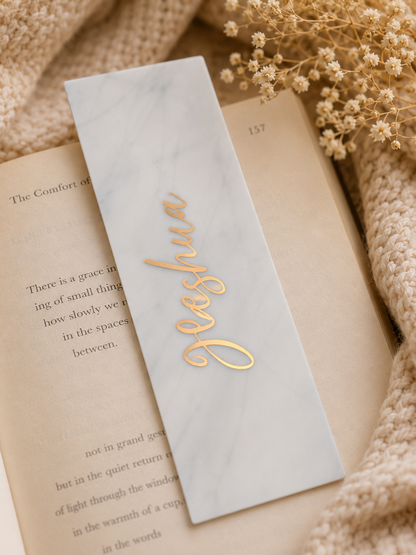 Personalized Acrylic Bookmark, Custom Name Bookmark, Reader Gift, Book Lover Gift