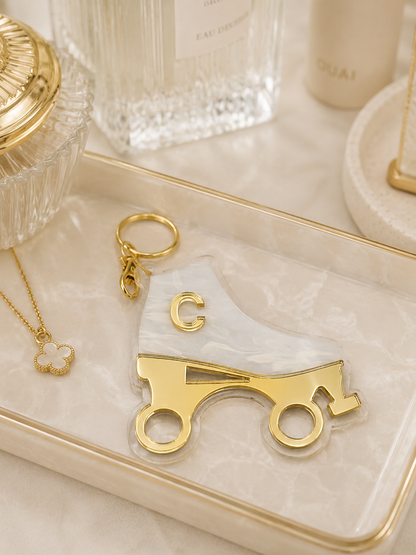 Personalized Roller Skate Keychain