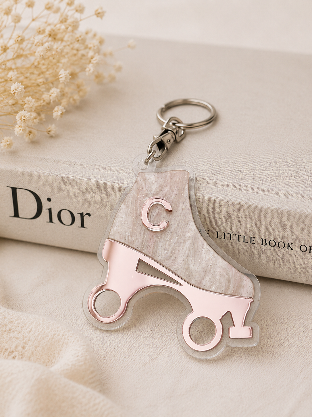 Personalized Roller Skate Keychain