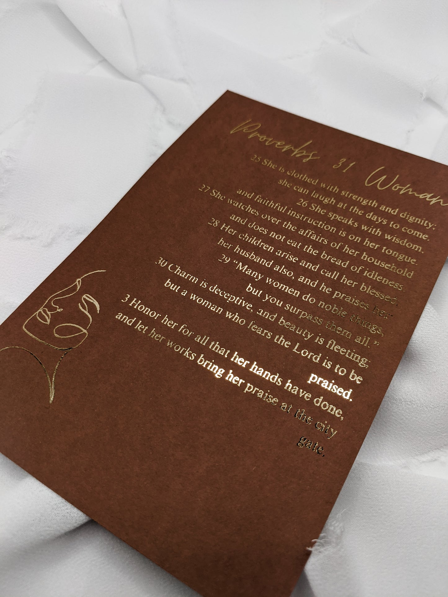 Custom Proverbs 31 Woman Gift Package