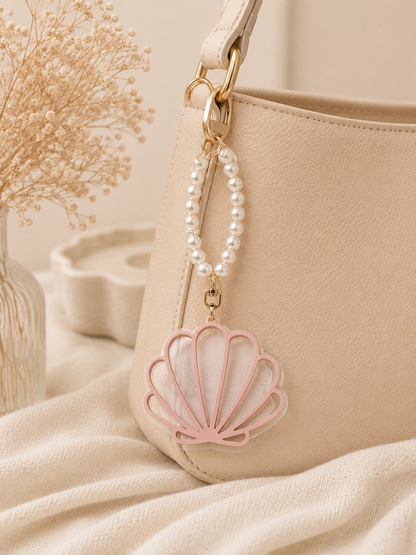 Personalized Acrylic Shell Keychain