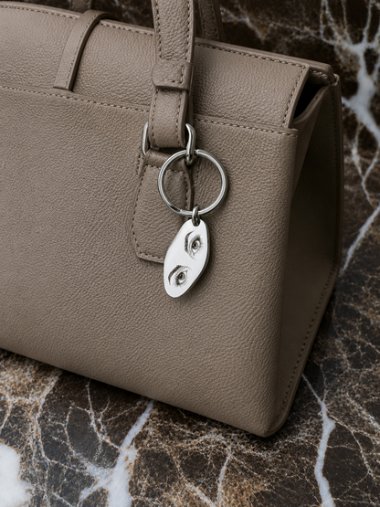 The Ovala Signature Keychain, Custom Engraved Keychain with Name or Photo