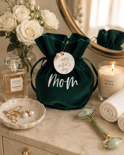 Personalized Mother’s Day Velvet Gift Bag