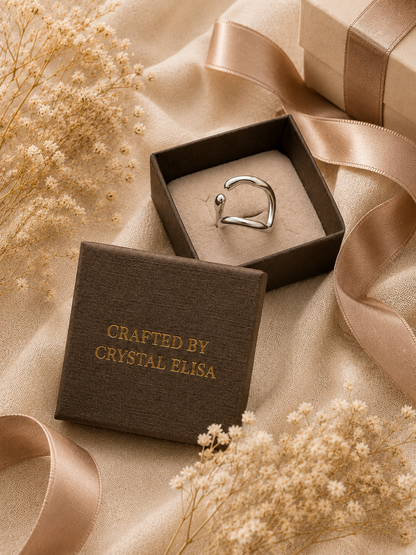 Ivy Promise Ring: Gold & Silver Twisted Band