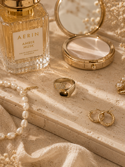 Stella Radiance Ring: Gold, Pavé Open Ring