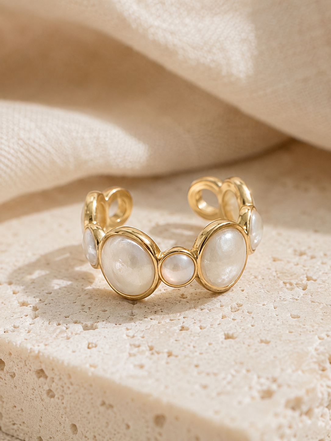 Bloom Pearl Ring: Statement Pearl Ring