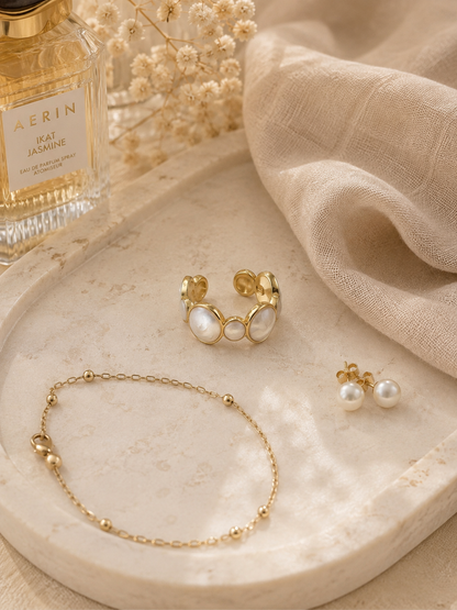 Bloom Pearl Ring: Statement Pearl Ring