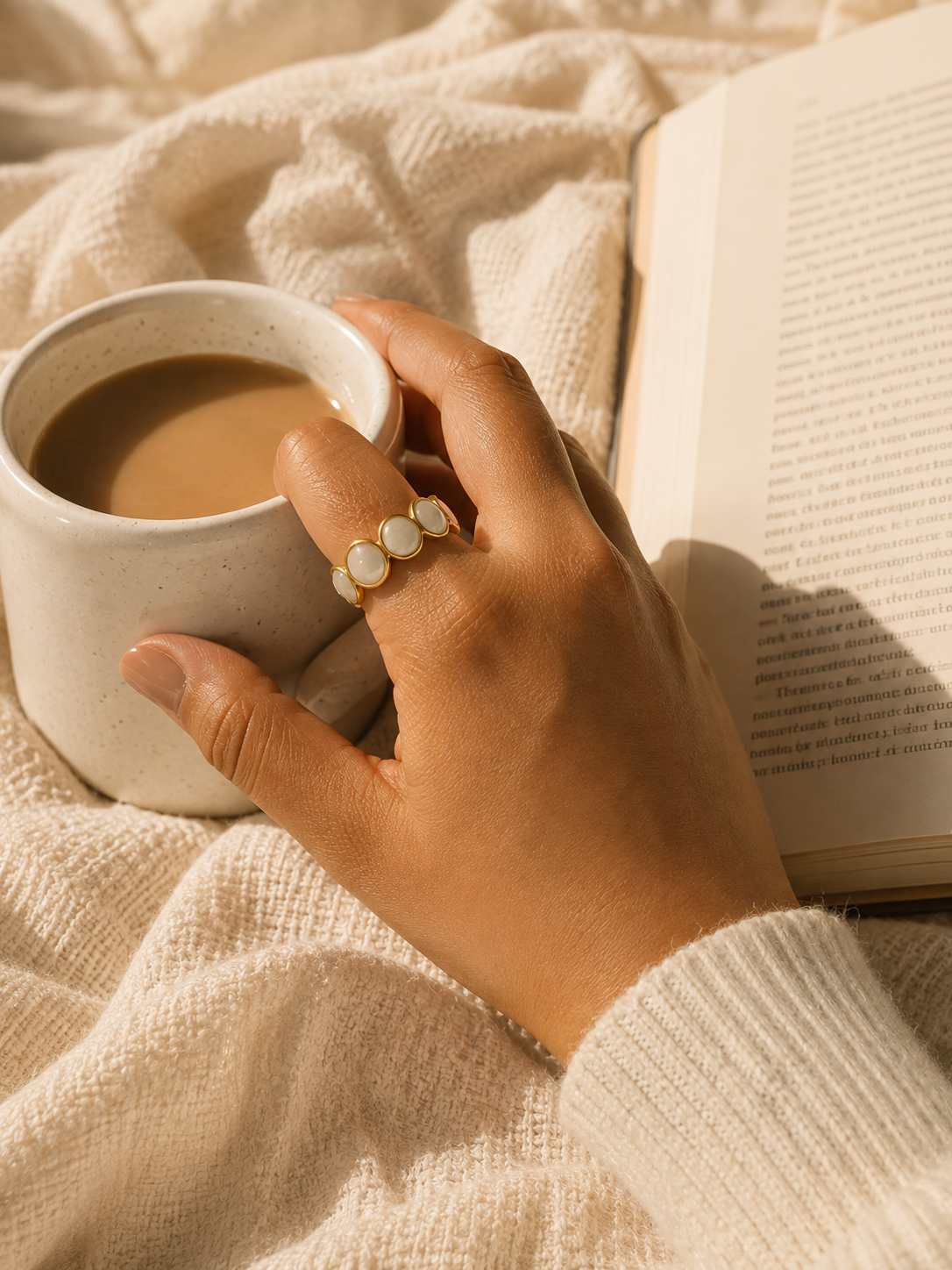 Bloom Pearl Ring: Statement Pearl Ring