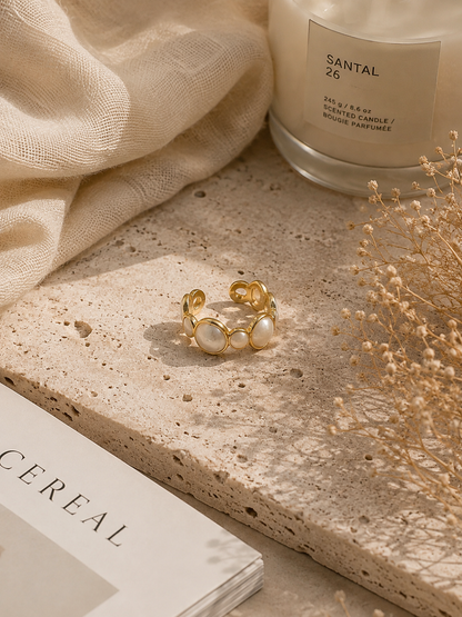 Bloom Pearl Ring: Statement Pearl Ring