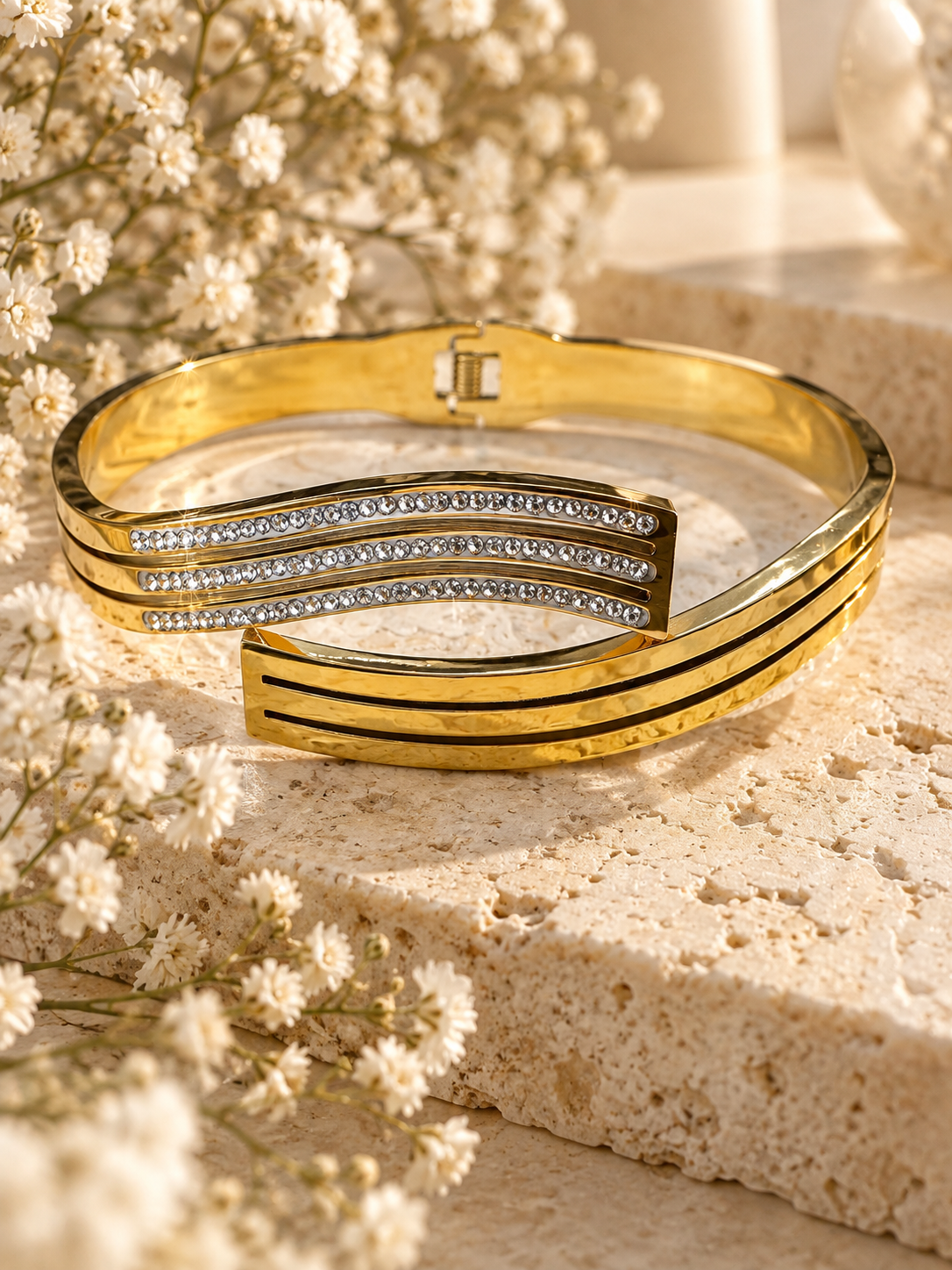 Riviera Bangle, Layered Statement Bracelet