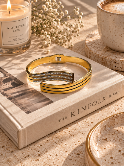 Riviera Bangle, Layered Statement Bracelet