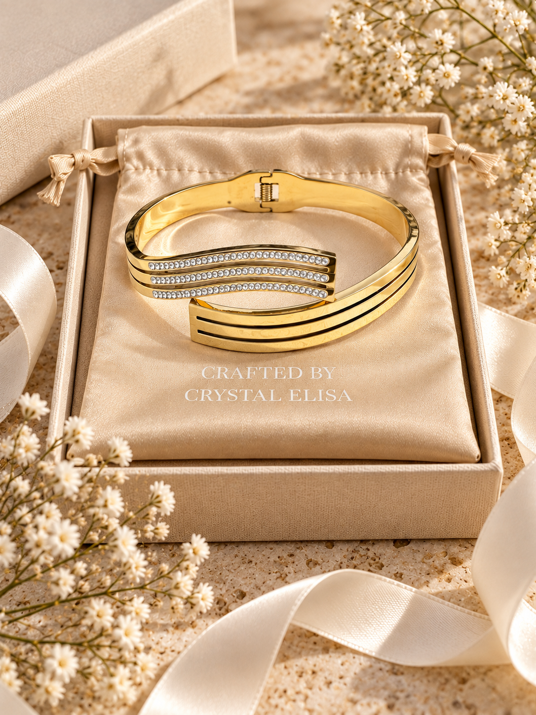 Riviera Bangle, Layered Statement Bracelet