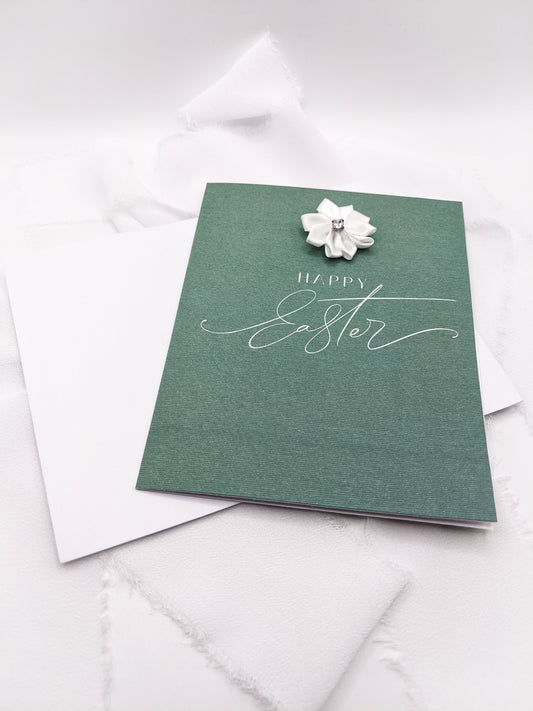 4”x5” Green Classy Easter Card