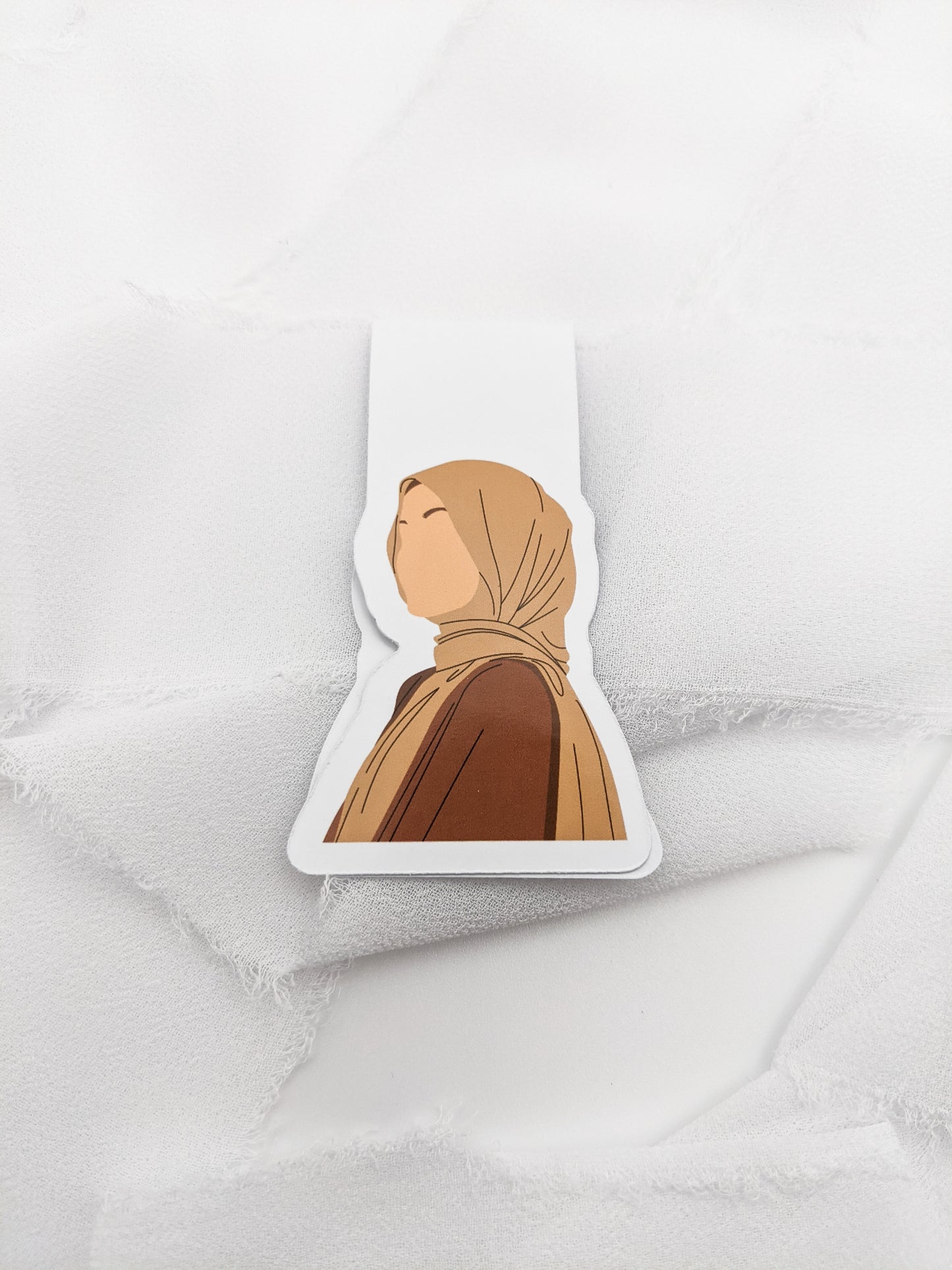 Muslim Girl Magnetic Bookmark