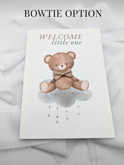 5"x7" Newborn Baby Bear Card