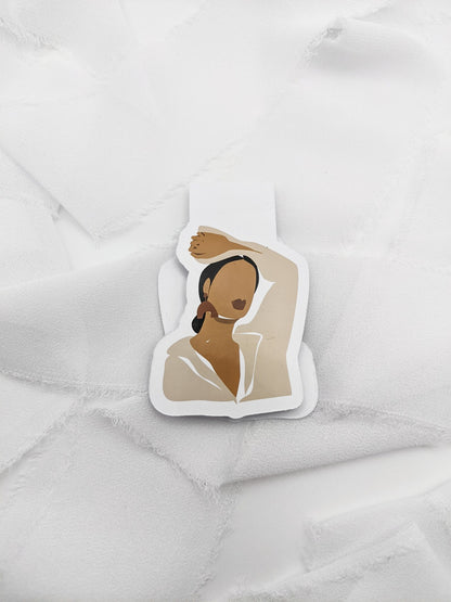 Self-Care Woman Magnetic Bookmark