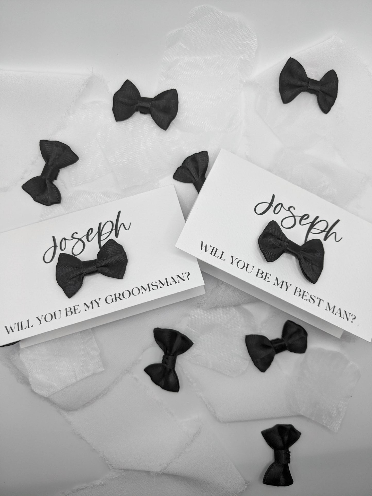 Set of 6, 5"x3" Groomsmen Proposal Cards