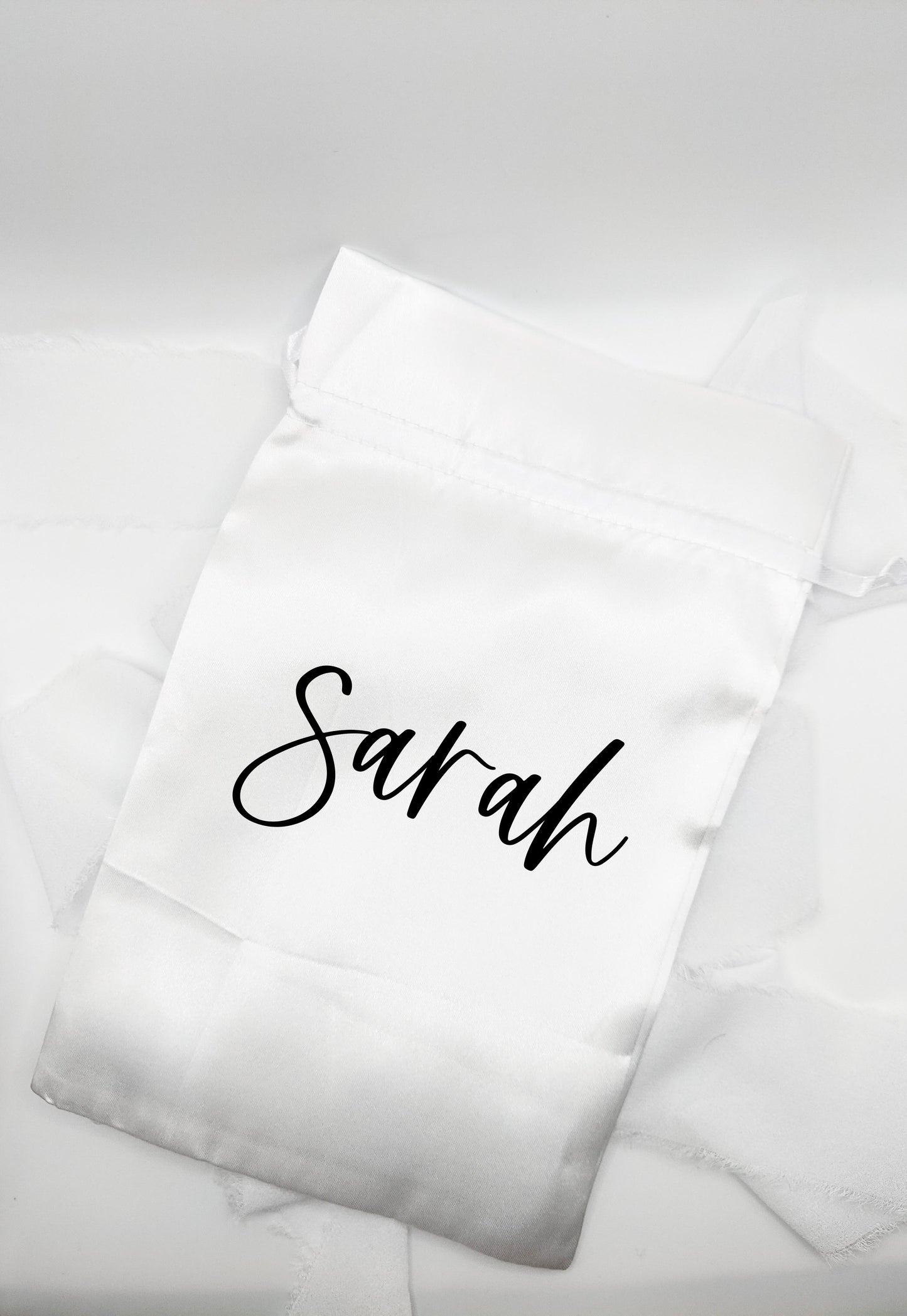 Personalized White Gift Bag