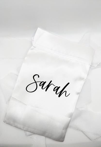 Personalized White Gift Bag