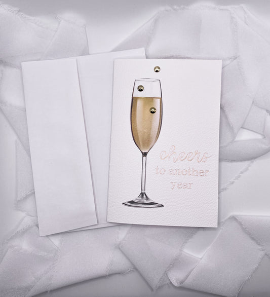 4”x6” Cheers New Year’s Card