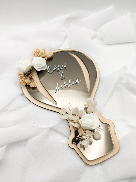 Custom Hot Air Balloon Wedding Sign