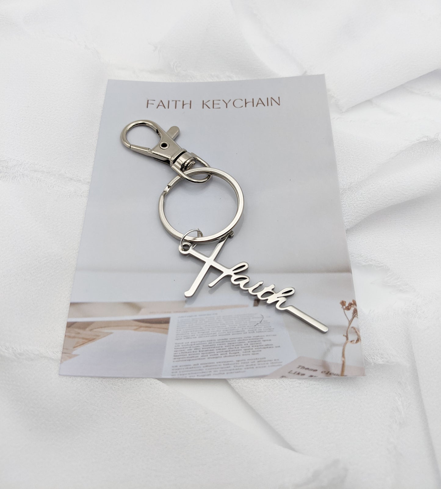 Faith Keychain